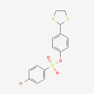 4-(1,3-Dithiolan-2-yl)phenyl 4-bromobenzenesulfonate