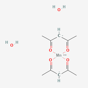 molecular formula C10H18MnO6 B2405031 マンガン(II) 2,4-ペンタンジオン二水和物 CAS No. 22033-51-8