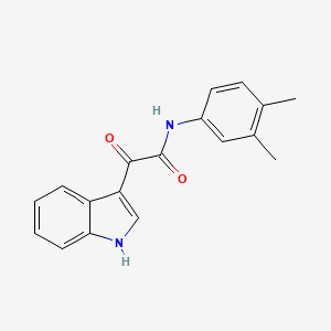 N-(3,4-dimethylphenyl)-2-(1H-indol-3-yl)-2-oxoacetamide