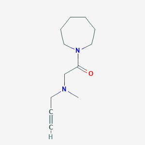 1-(Azepan-1-yl)-2-[methyl(prop-2-ynyl)amino]ethanone