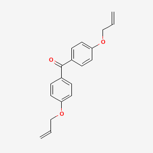 molecular formula C19H18O3 B2405097 4,4'-双(烯丙氧基)二苯甲酮 CAS No. 136074-26-5