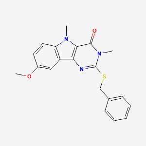 molecular formula C20H19N3O2S B2405136 N-benzyl-5-(isobutyrylamino)-N-methyl-2-piperazin-1-ylnicotinamide CAS No. 1112341-67-9