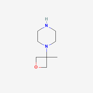 molecular formula C8H16N2O B2405139 1-(3-甲基氧杂环丁烷-3-基)哌嗪 CAS No. 1515866-65-5