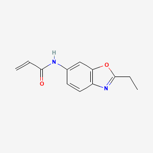 molecular formula C12H12N2O2 B2405164 N-(2-ethyl-1,3-benzoxazol-6-yl)prop-2-enamide CAS No. 2396580-21-3