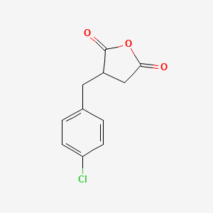 molecular formula C11H9ClO3 B2405174 3-(4-Chlorobenzyl)dihydrofuran-2,5-dione CAS No. 1661-97-8
