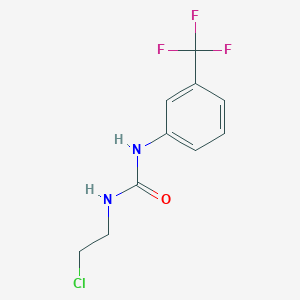 molecular formula C10H10ClF3N2O B2405194 3-(2-chloroethyl)-1-[3-(trifluoromethyl)phenyl]urea CAS No. 500546-66-7