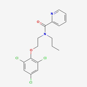 N-propyl-N-[2-(2,4,6-trichlorophenoxy)ethyl]pyridine-2-carboxamide