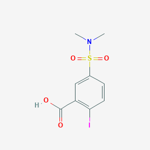molecular formula C9H10INO4S B2405212 5-(Dimethylsulfamoyl)-2-iodobenzoic acid CAS No. 926229-53-0