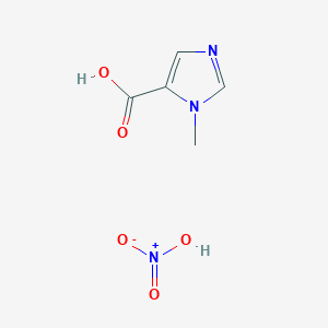 molecular formula C5H7N3O5 B2405309 1-Methyl-1h-imidazole-5-carboxylic acid nitrate CAS No. 1993053-58-9; 41806-40-0