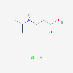 molecular formula C6H14ClNO2 B2405376 3-[(Propan-2-yl)amino]propanoic acid hydrochloride CAS No. 244189-70-6