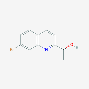 molecular formula C11H10BrNO B2405378 (R)-1-(7-Bromoquinolin-2-yl)ethanol CAS No. 1509899-61-9