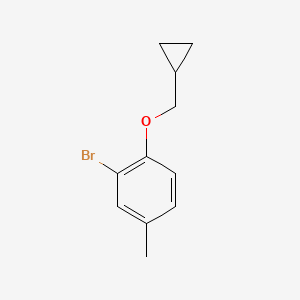 2-Bromo-1-cyclopropylmethoxy-4-methylbenzene
