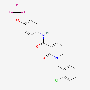 1-(2-chlorobenzyl)-2-oxo-N-(4-(trifluoromethoxy)phenyl)-1,2-dihydropyridine-3-carboxamide