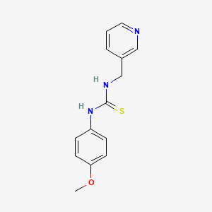 molecular formula C14H15N3OS B2405392 1-(4-Methoxyphenyl)-3-(pyridin-3-ylmethyl)thiourea CAS No. 405067-52-9