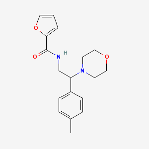 N-(2-morpholino-2-(p-tolyl)ethyl)furan-2-carboxamide