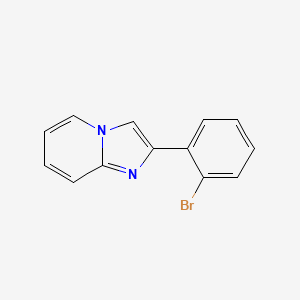 molecular formula C13H9BrN2 B2405432 2-(2-溴苯基)咪唑并[1,2-a]吡啶 CAS No. 115769-03-4