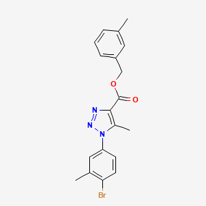3-methylbenzyl 1-(4-bromo-3-methylphenyl)-5-methyl-1H-1,2,3-triazole-4-carboxylate