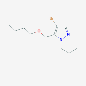 4-bromo-5-(butoxymethyl)-1-isobutyl-1H-pyrazole