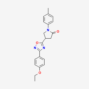 4-(3-(4-Ethoxyphenyl)-1,2,4-oxadiazol-5-yl)-1-(p-tolyl)pyrrolidin-2-one