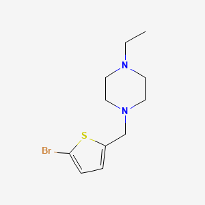 1-[(5-Bromothiophen-2-yl)methyl]-4-ethylpiperazine