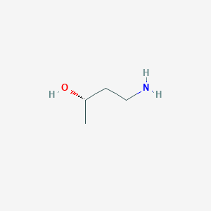 molecular formula C4H11NO B2405551 (2S)-4-aminobutan-2-ol CAS No. 1255240-50-6