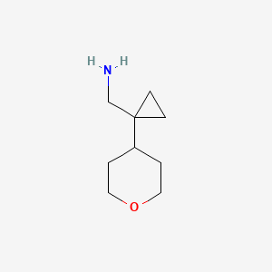 [1-(Oxan-4-yl)cyclopropyl]methanamine