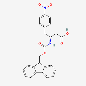 (R)-3-((((9H-Fluoren-9-yl)methoxy)carbonyl)amino)-4-(4-nitrophenyl)butanoic acid