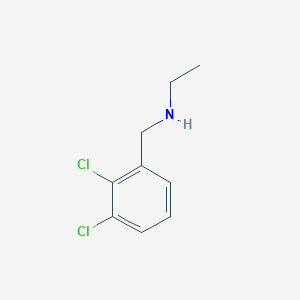 molecular formula C9H11Cl2N B2405578 (2,3-Dichloro-benzyl)-ethyl-amine CAS No. 893586-26-0