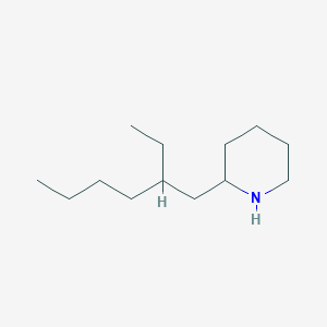 molecular formula C13H27N B2405616 2-(2-Ethyl-hexyl)-piperidine CAS No. 866250-80-8