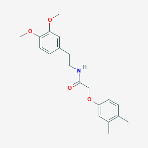 molecular formula C20H25NO4 B2405626 N-(2-(3,4-Dimethoxyphenyl)ethyl)-2-(3,4-dimethylphenoxy)ethanamide CAS No. 210492-08-3