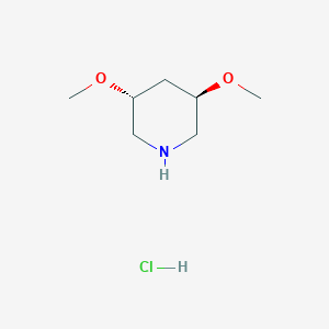 (3R,5R)-3,5-Dimethoxypiperidine;hydrochloride