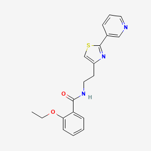 2-ethoxy-N-(2-(2-(pyridin-3-yl)thiazol-4-yl)ethyl)benzamide