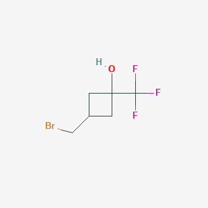 3-(Bromomethyl)-1-(trifluoromethyl)cyclobutan-1-ol