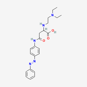 (Z)-2-((2-(diethylamino)ethyl)amino)-4-oxo-4-((4-(phenyldiazenyl)phenyl)amino)butanoic acid