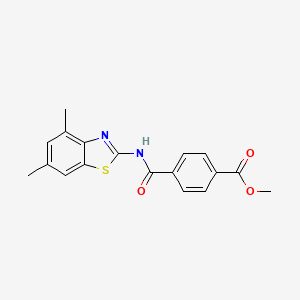 Methyl 4-[(4,6-dimethyl-1,3-benzothiazol-2-yl)carbamoyl]benzoate