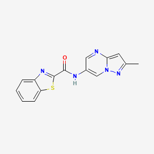 N-(2-methylpyrazolo[1,5-a]pyrimidin-6-yl)benzo[d]thiazole-2-carboxamide