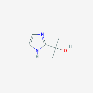 molecular formula C6H10N2O B2405718 2-(1H-咪唑-2-基)丙醇 CAS No. 36365-23-8