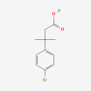 molecular formula C11H13BrO2 B2405755 3-(4-Bromophenyl)-3-methylbutanoic acid CAS No. 67159-82-4