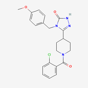 5-[1-(2-chlorobenzoyl)piperidin-4-yl]-4-(4-methoxybenzyl)-2,4-dihydro-3H-1,2,4-triazol-3-one
