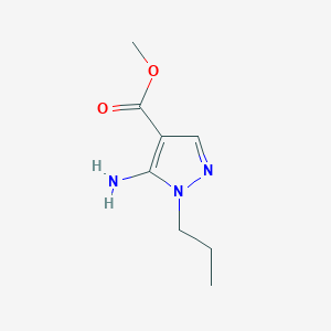 molecular formula C8H13N3O2 B2405870 Methyl 5-amino-1-propylpyrazole-4-carboxylate CAS No. 2167654-08-0
