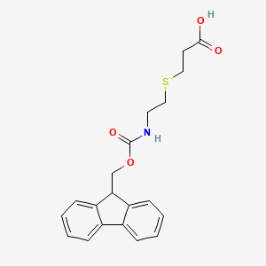 molecular formula C20H21NO4S B2405881 3-((2-((((9H-芴-9-基)甲氧基)羰基)氨基)乙基)硫代)丙酸 CAS No. 201604-70-8