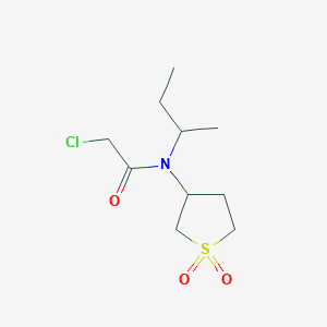 N-(1,1-dioxothiolan-3-yl)-2-chloro-N-(methylpropyl)acetamide