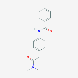 molecular formula C17H18N2O2 B240592 N-{4-[2-(dimethylamino)-2-oxoethyl]phenyl}benzamide 