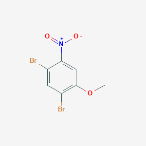 molecular formula C7H5Br2NO3 B2406007 1,5-Dibromo-2-methoxy-4-nitrobenzene CAS No. 860585-41-7