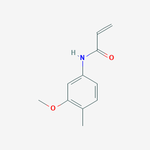 molecular formula C11H13NO2 B2406044 N-(3-methoxy-4-methylphenyl)prop-2-enamide CAS No. 134046-74-5
