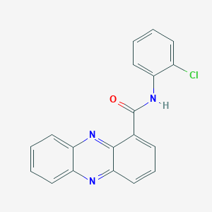 molecular formula C19H12ClN3O B2406114 N-(2-chlorophenyl)phenazine-1-carboxamide CAS No. 855635-39-1