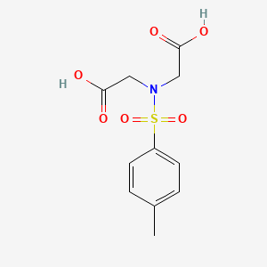 molecular formula C11H13NO6S B2406168 羧甲基[(4-甲苯基)磺酰基]氨基}乙酸 CAS No. 59724-85-5