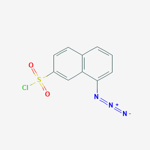 molecular formula C10H6ClN3O2S B2406187 8-Azidonaphthalene-2-sulfonyl chloride CAS No. 2411241-63-7