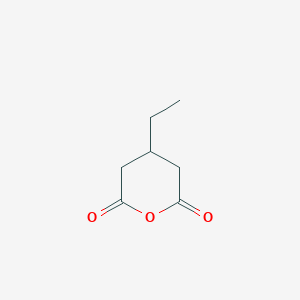 molecular formula C7H10O3 B2406259 4-Ethyloxane-2,6-dione CAS No. 43080-12-2