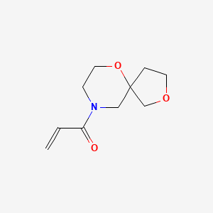molecular formula C10H15NO3 B2406263 1-(2,6-Dioxa-9-azaspiro[4.5]decan-9-yl)prop-2-en-1-one CAS No. 2189893-81-8